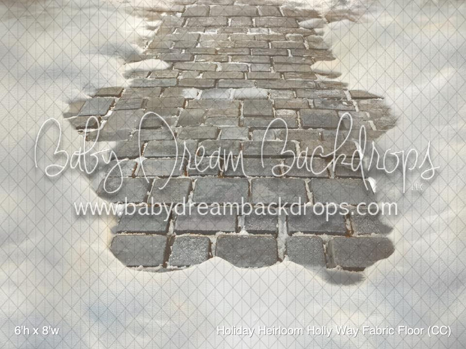 Holiday Heirloom Holly Way Fabric Floor (CC)