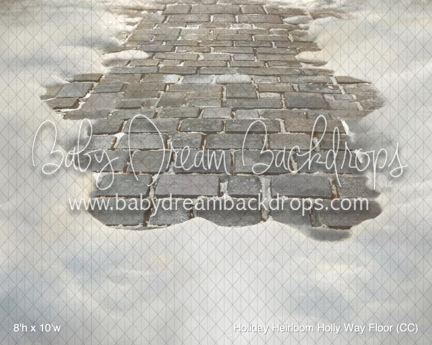 Holiday Heirloom Holly Way Fabric Floor (CC)