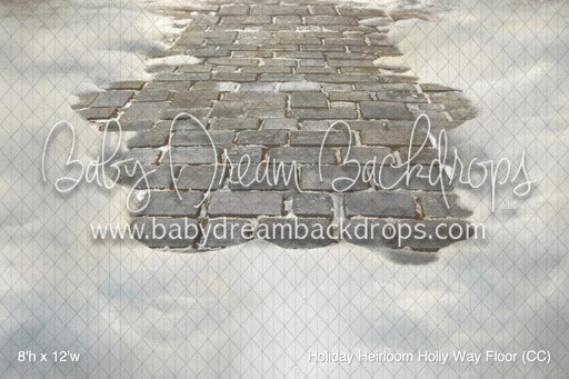 Holiday Heirloom Holly Way Fabric Floor (CC)