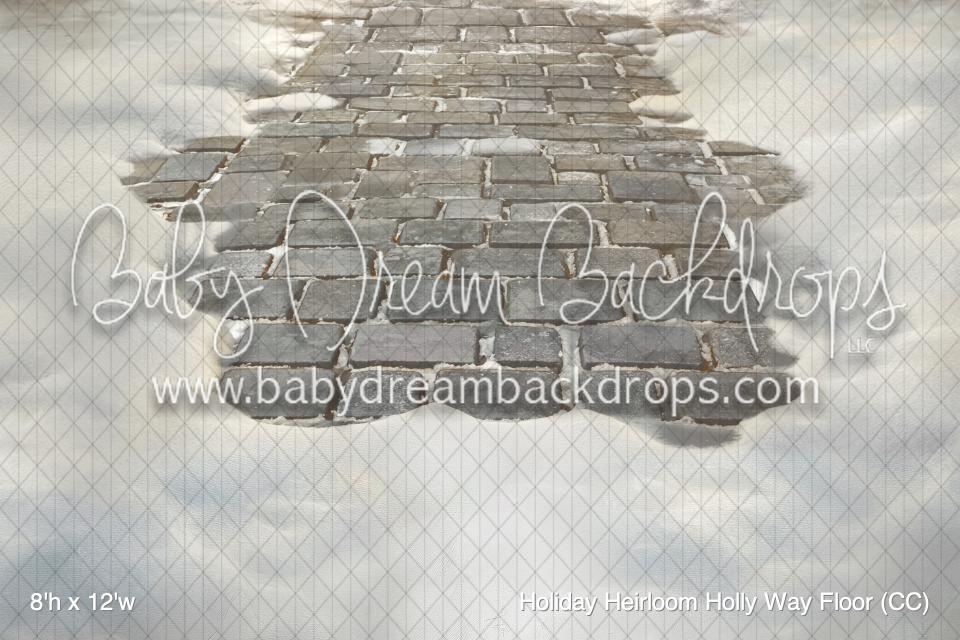 Holiday Heirloom Holly Way Fabric Floor (CC)