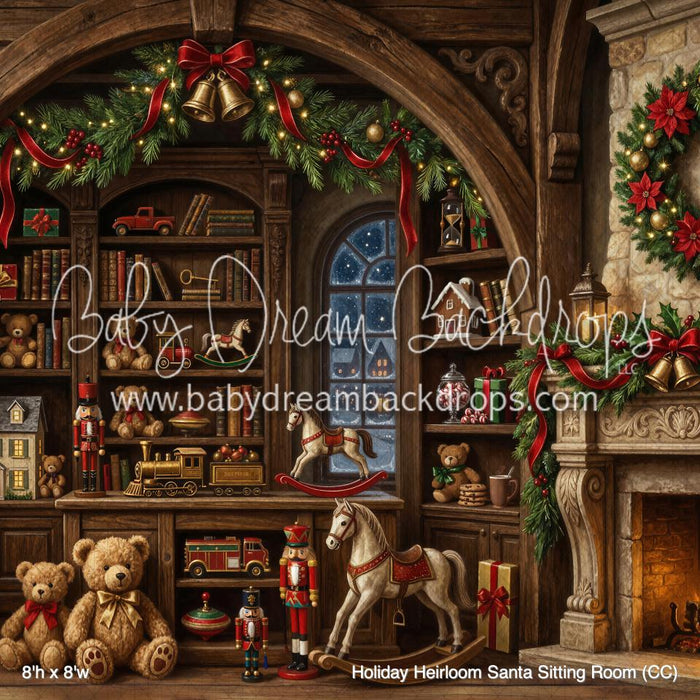 Holiday Heirloom Santa Sitting Room (CC)