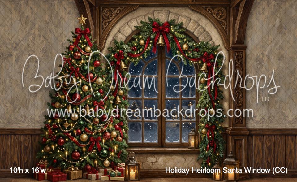 Holiday Heirloom Santa Window (CC)