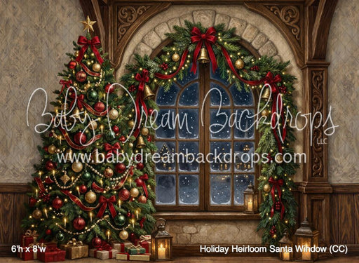 Holiday Heirloom Santa Window (CC)