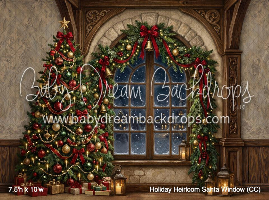 Holiday Heirloom Santa Window (CC)