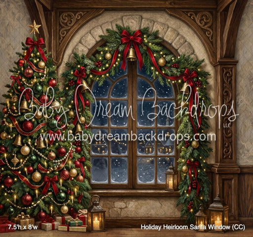 Holiday Heirloom Santa Window (CC)