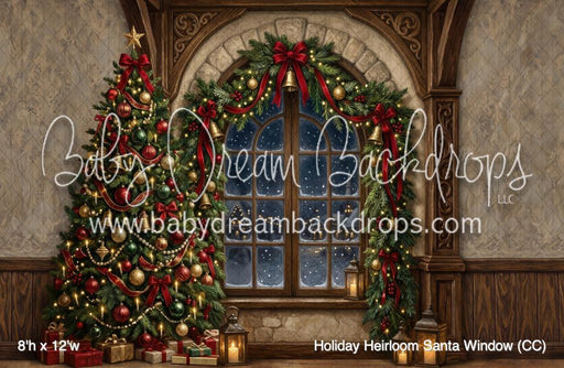 Holiday Heirloom Santa Window (CC)