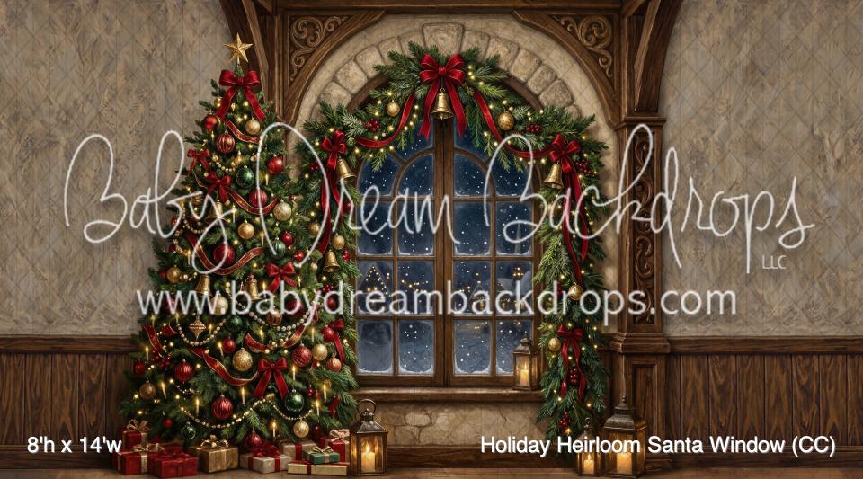 Holiday Heirloom Santa Window (CC)