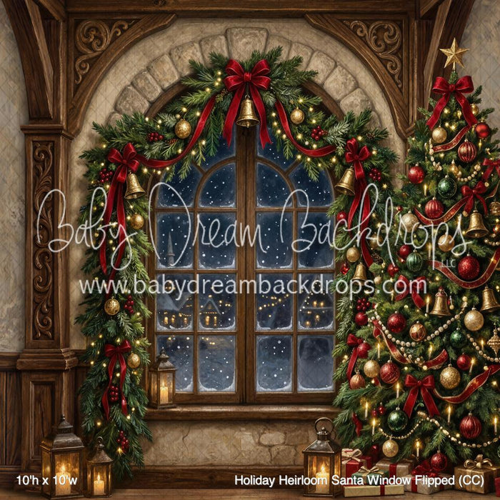 Holiday Heirloom Santa Window Flipped (CC)
