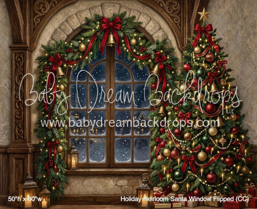Holiday Heirloom Santa Window Flipped (CC)