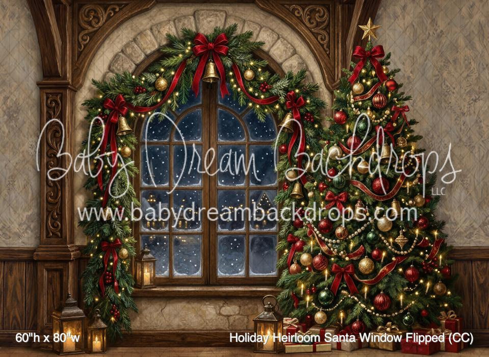 Holiday Heirloom Santa Window Flipped (CC)