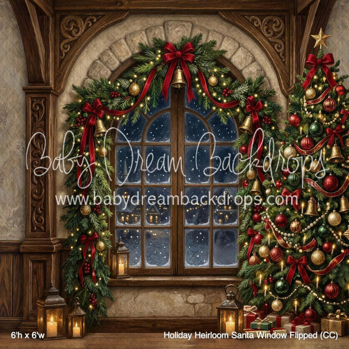 Holiday Heirloom Santa Window Flipped (CC)