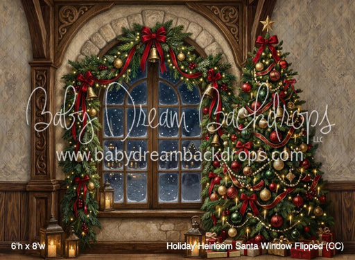 Holiday Heirloom Santa Window Flipped (CC)
