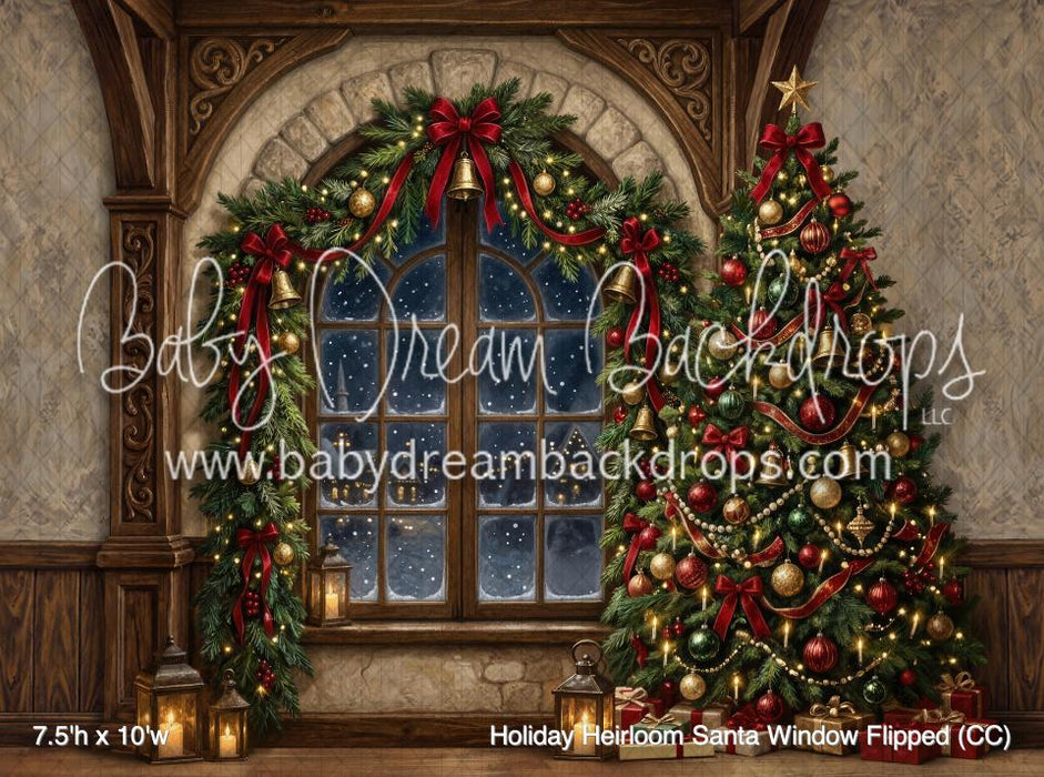 Holiday Heirloom Santa Window Flipped (CC)