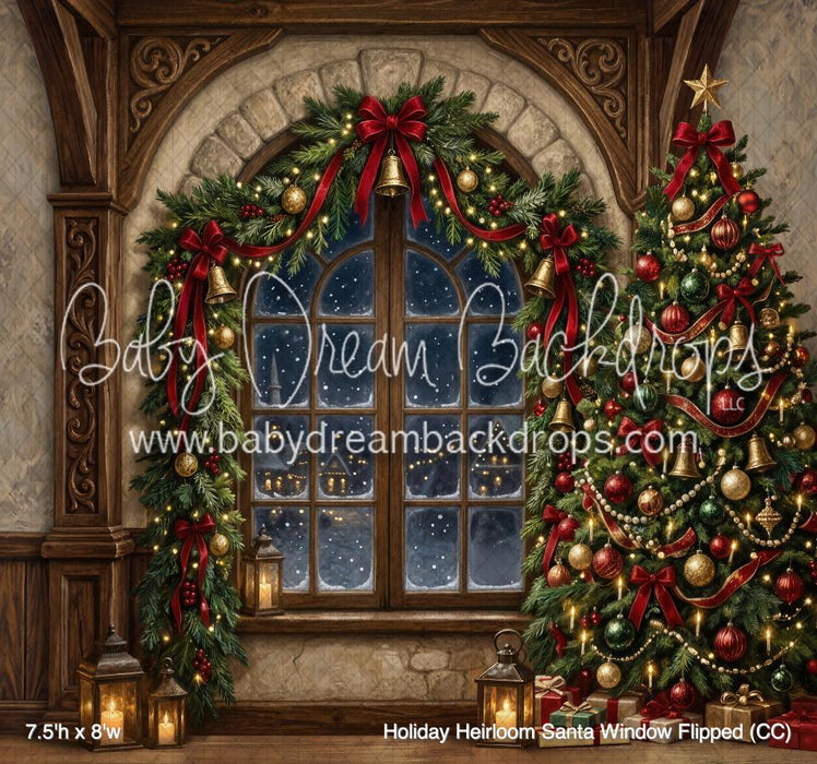 Holiday Heirloom Santa Window Flipped (CC)
