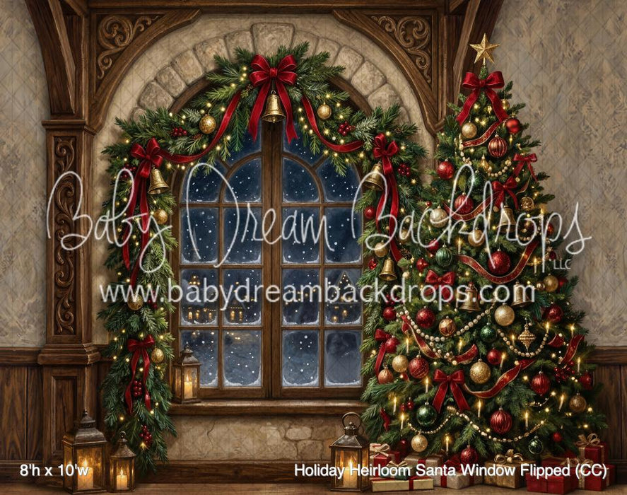 Holiday Heirloom Santa Window Flipped (CC)