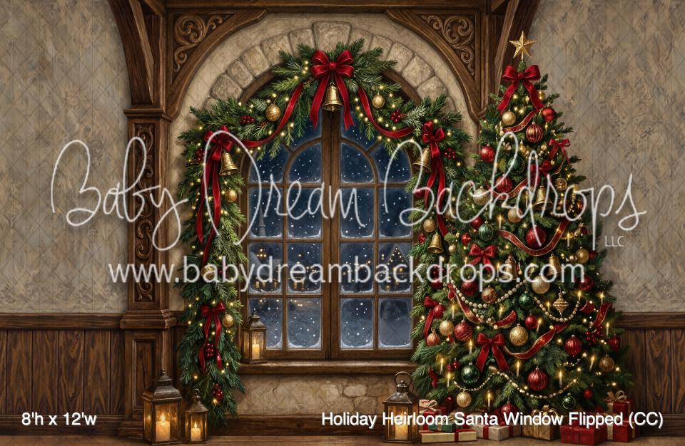 Holiday Heirloom Santa Window Flipped (CC)