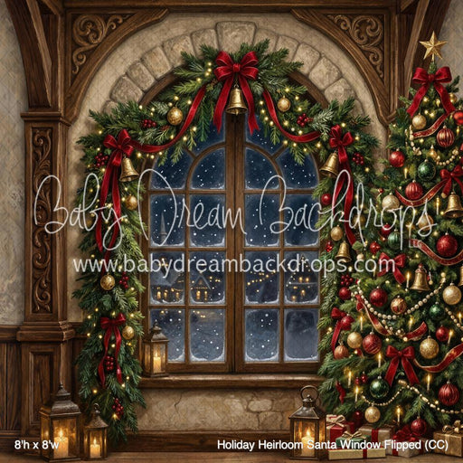 Holiday Heirloom Santa Window Flipped (CC)