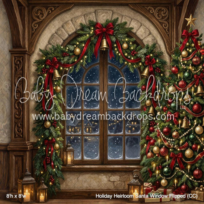 Holiday Heirloom Santa Window Flipped (CC)