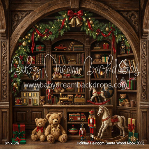 Holiday Heirloom Santa Wood Nook (CC)