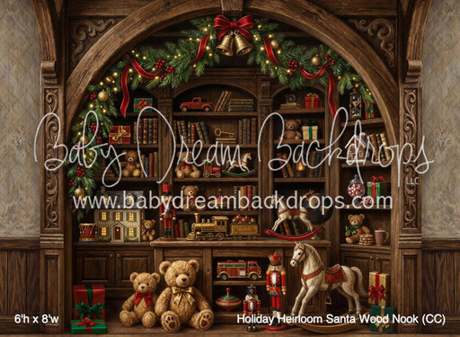 Holiday Heirloom Santa Wood Nook (CC)