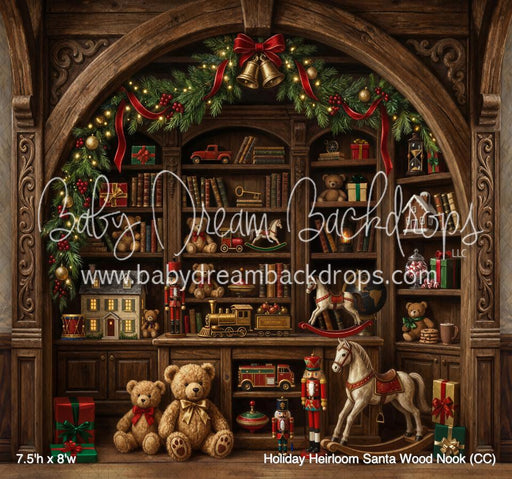 Holiday Heirloom Santa Wood Nook (CC)