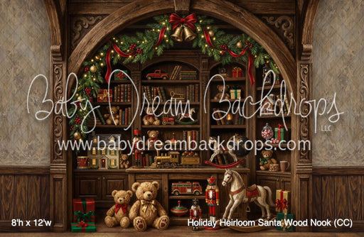 Holiday Heirloom Santa Wood Nook (CC)