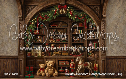 Holiday Heirloom Santa Wood Nook (CC)