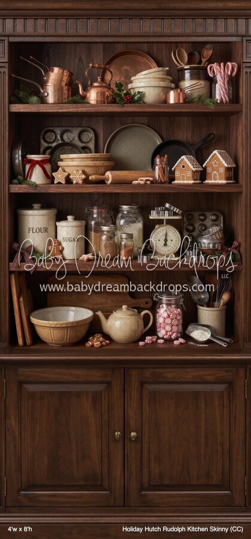 Holiday Hutch Rudolph Kitchen Skinny (CC)