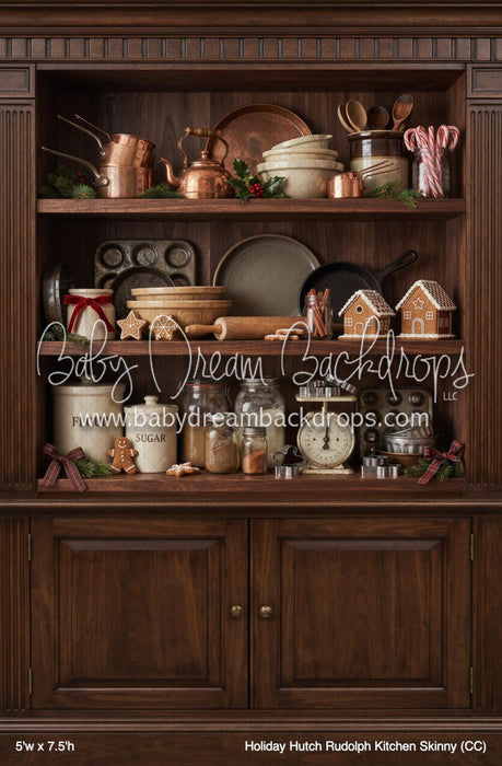 Holiday Hutch Rudolph Kitchen Skinny (CC)