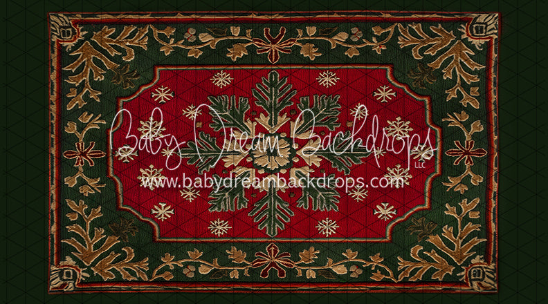 Holiday Snowflake Rug (CC)