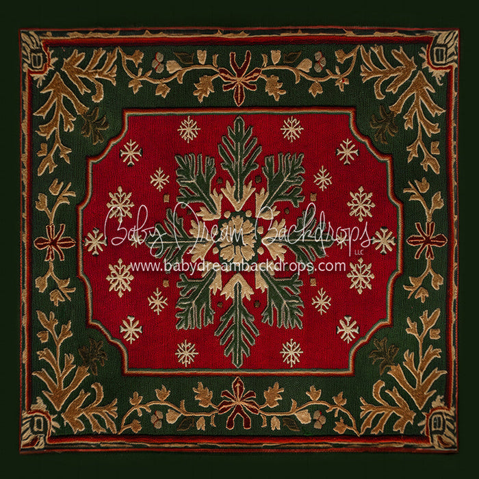 Holiday Snowflake Rug (CC)