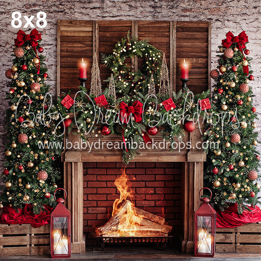 Holidays at Home Fireplace
