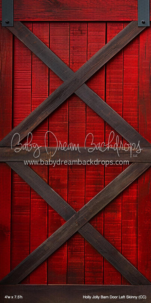 Holly Jolly Barn Door Left Skinny (CC)