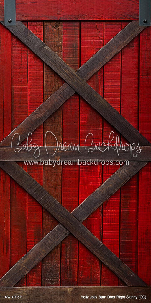 Holly Jolly Barn Door Right Skinny (CC)