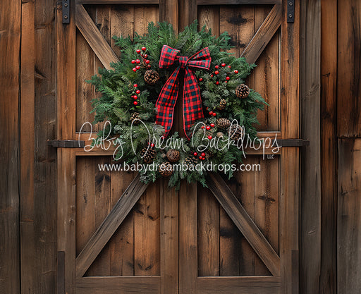 Holly Jolly Barn Doors (JA)