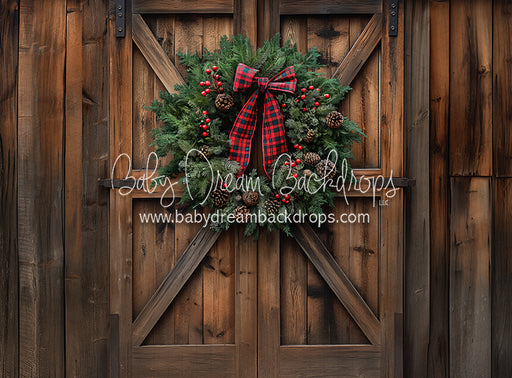 Holly Jolly Barn Doors (JA)