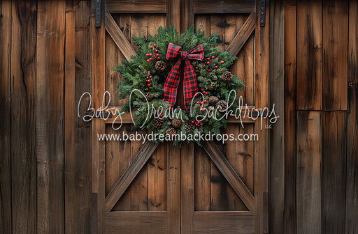 Holly Jolly Barn Doors (JA)