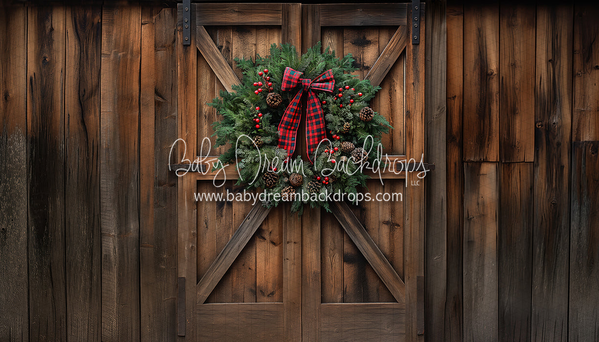 Holly Jolly Barn Doors (JA)