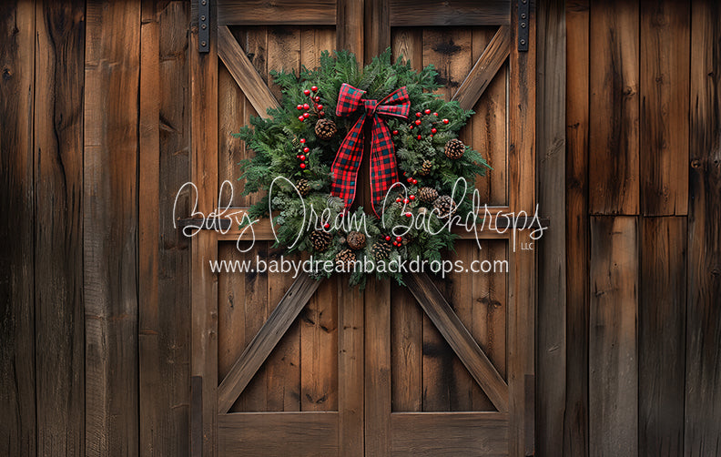 Holly Jolly Barn Doors (JA)