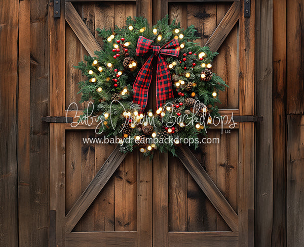 Holly Jolly Barn Doors Lights (JA)