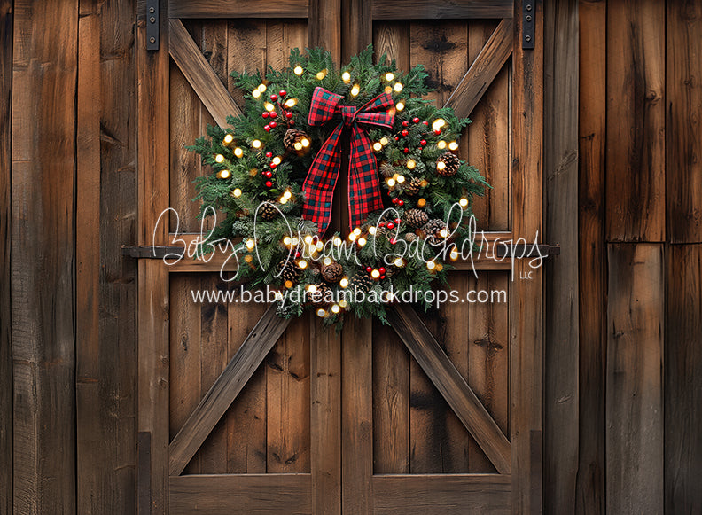 Holly Jolly Barn Doors Lights (JA)
