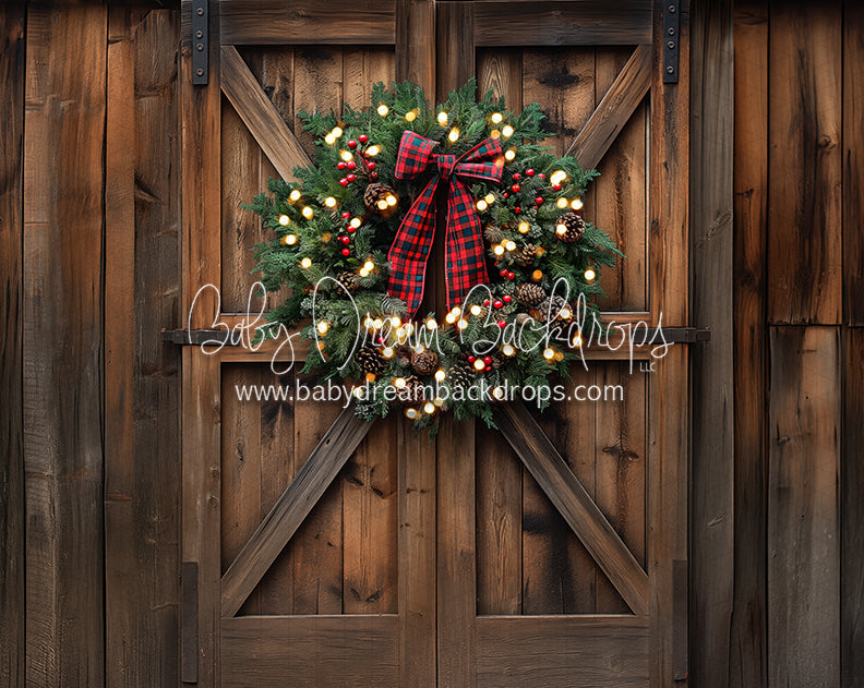 Holly Jolly Barn Doors Lights (JA)