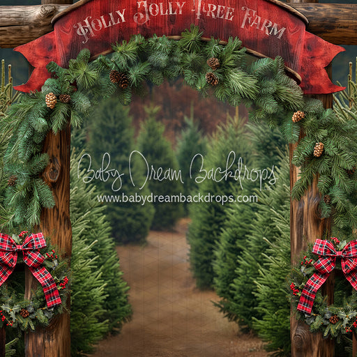 Holly Jolly Tree Farm Arch (JA)