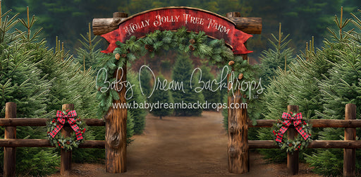 Holly Jolly Tree Farm Arch (JA)