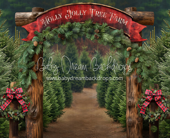 Holly Jolly Tree Farm Arch (JA)