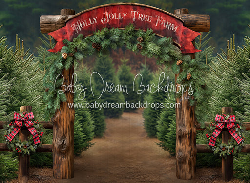 Holly Jolly Tree Farm Arch (JA)