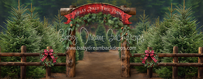 Holly Jolly Tree Farm Arch (JA)