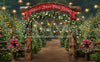 Holly Jolly Tree Farm Arch + Lights (JA)