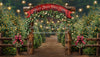 Holly Jolly Tree Farm Arch + Lights (JA)