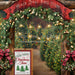 Holly Jolly Tree Farm Arch + Sign + Lights (JA)